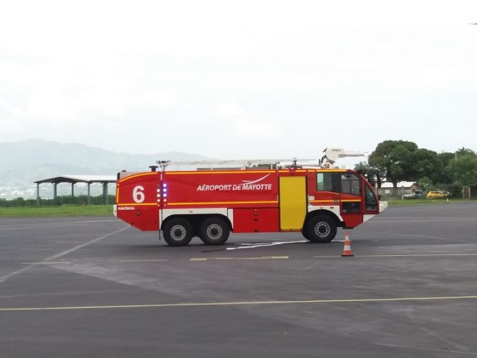 Pompiers, aéroport, Mayotte