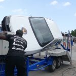 Gros succès de la voiture tonneaux