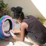 Peinture sur pneu, une nouvelle discipline artistique