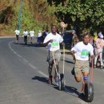Vue depuis le camion-balai