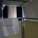 La ‘filière respiratoire’ est dédiée aux patients en attente de diagnostic pour les tenir éloignés des autres patients