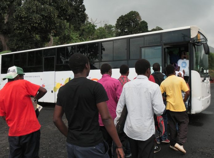 Transport scolaire, Mayotte