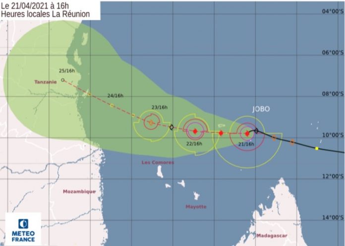 Météo France, Jobo, cyclone, Mayotte