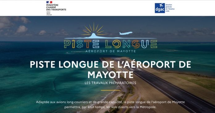 Piste longue, aéroport, Mayotte