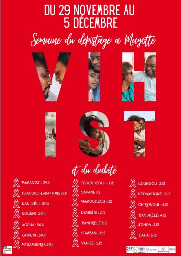 VIH, MST, diabète, Mayotte