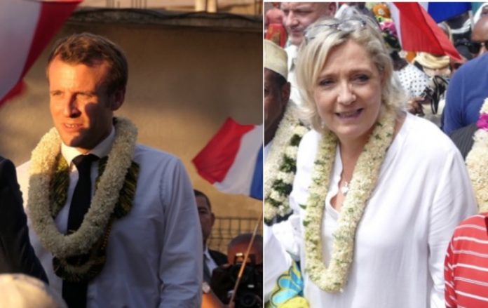 Emmanuel Macron, Marine Le Pen, Mayotte